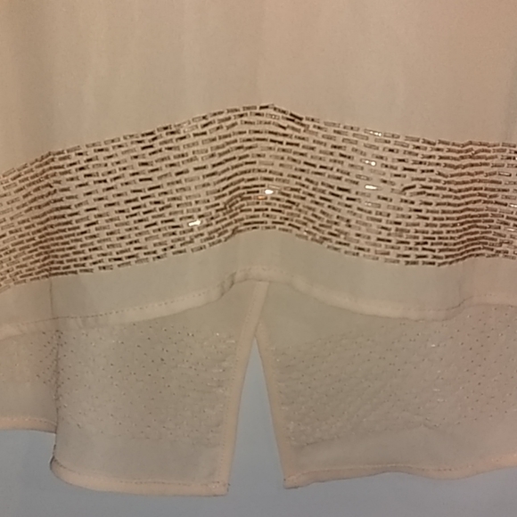 Bebe Embellished Tank Size S/P - Picture 3 of 6